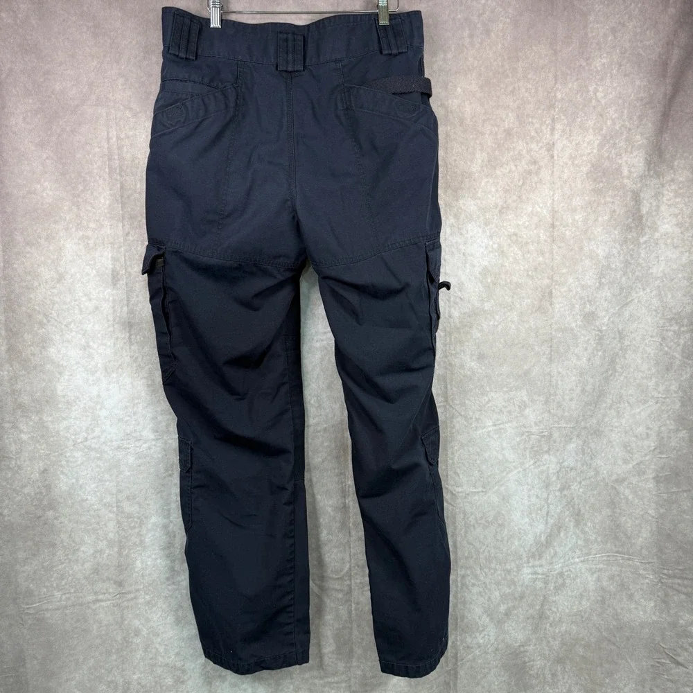 5.11 Tactical Taclite EMS Pants Mens Dark Navy Blue Ripstop Cargo Work 36x34
